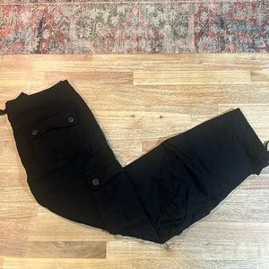 Black cargo pants
